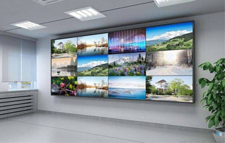 企業展廳液晶拼接屏應用方案